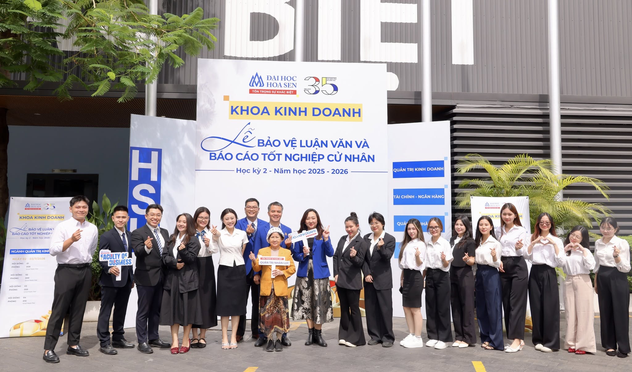 Từ giảng đường đến doanh nghiệp: Luận văn của sinh viên Khoa Kinh doanh HSU gắn với bài toán thực tiễn