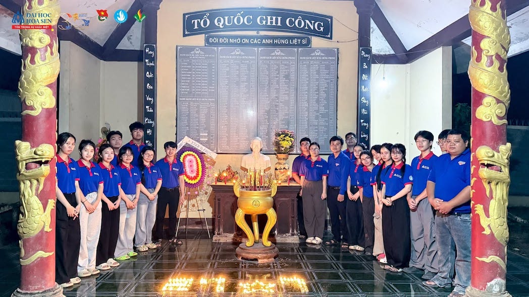 Chiến sĩ Mùa hè Xanh HSU lan tỏa tinh thần tri ân bằng những việc làm thiết thực