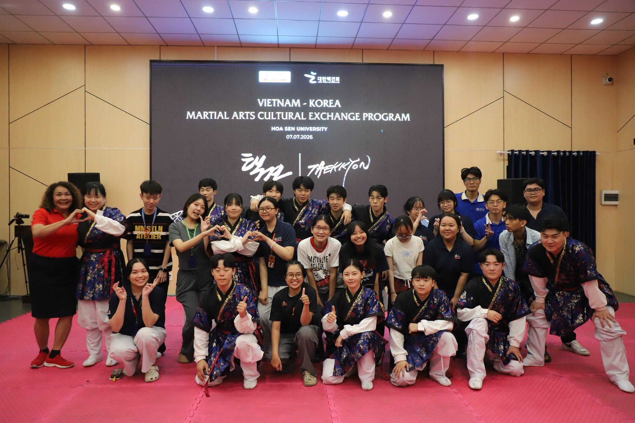 Đại học Hoa Sen mở rộng hợp tác quốc tế, mang di sản võ thuật Taekkyon đến với sinh viên
