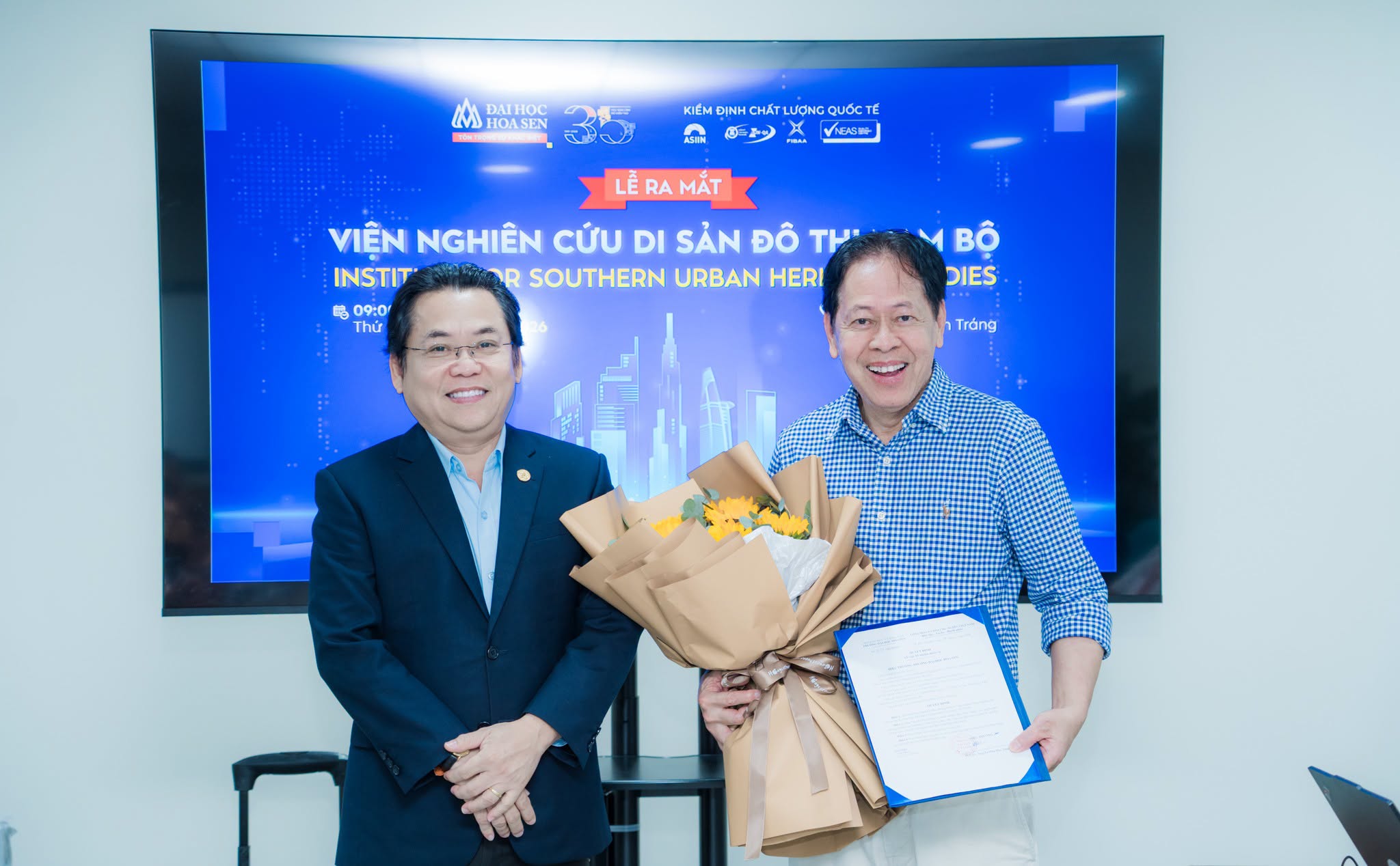 Đại học Hoa Sen ra mắt Viện Nghiên cứu Di sản Đô thị Nam Bộ, thúc đẩy nghiên cứu gắn với thực tiễn và phát triển bền vững