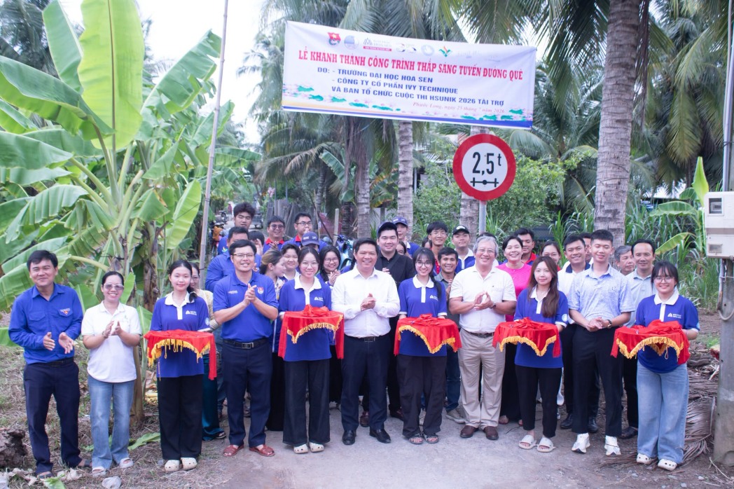 Mùa hè Xanh HSU chung tay kiến tạo những giá trị bền vững cho cộng đồng tại Vĩnh Long