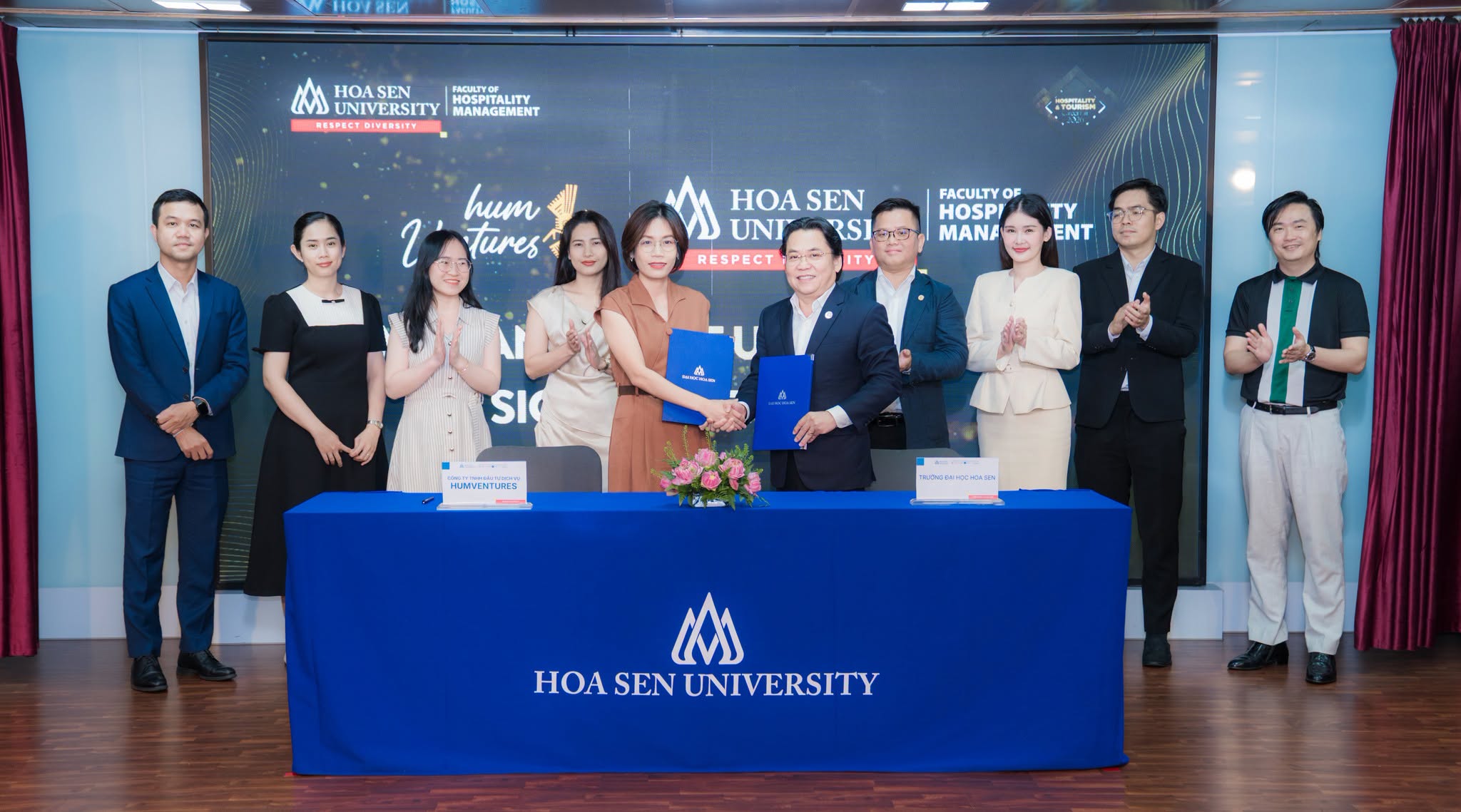 Sinh viên Hoa Sen kết nối hơn 20 doanh nghiệp tại Hospitality & Tourism Career Fair 2026