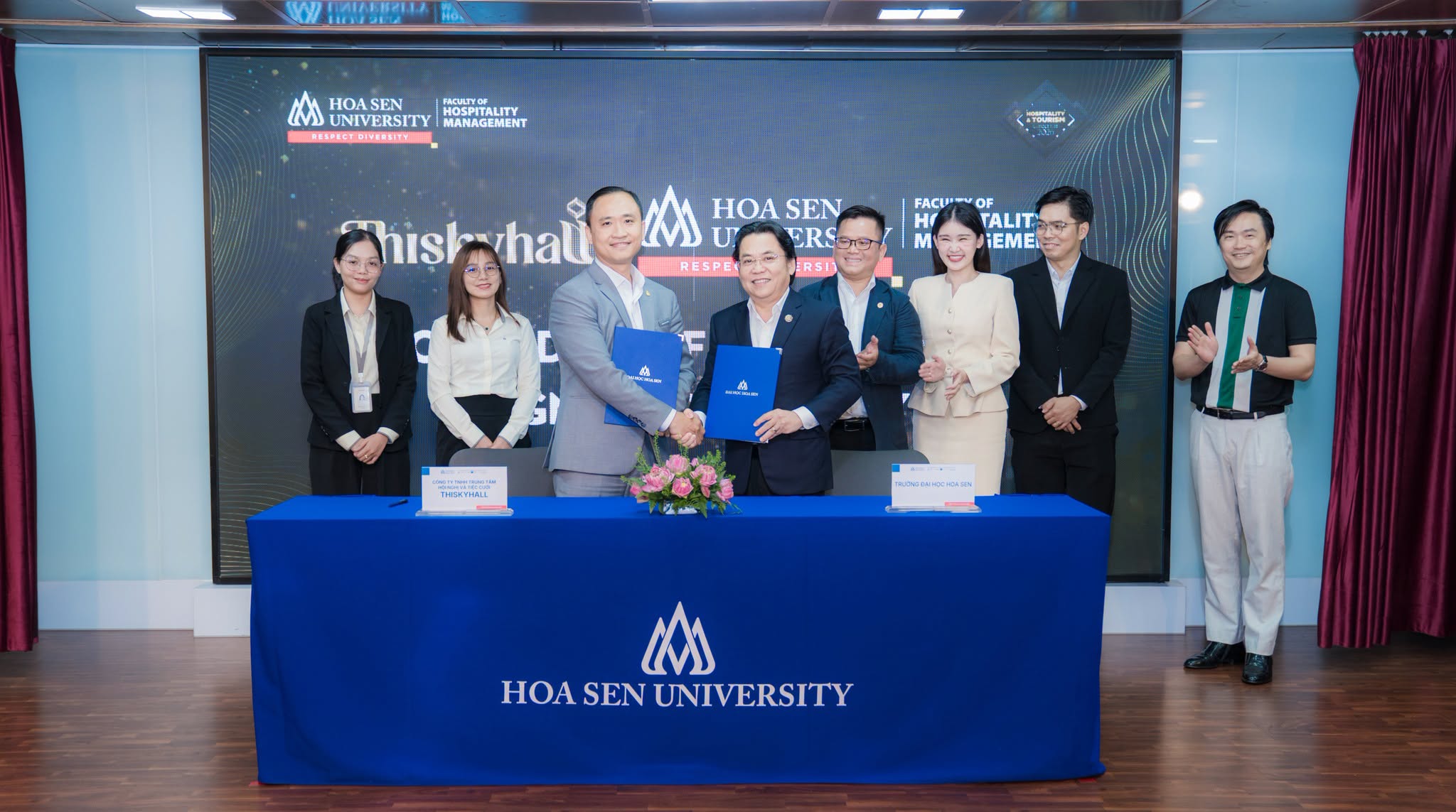 Sinh viên Hoa Sen kết nối hơn 20 doanh nghiệp tại Hospitality & Tourism Career Fair 2026