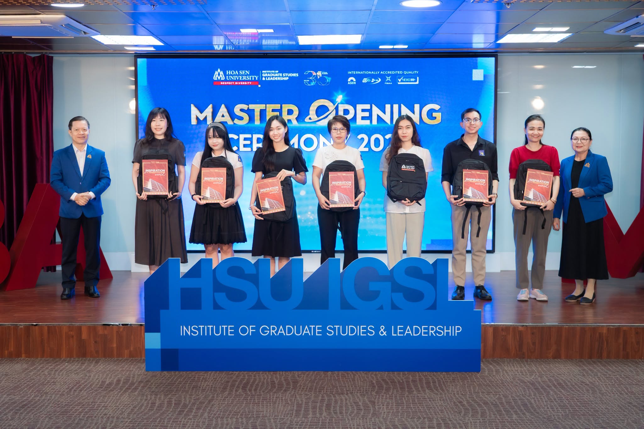 Khai giảng chương trình Thạc sĩ đợt 2/2026, Đại học Hoa Sen mở rộng lộ trình phát triển cho người học