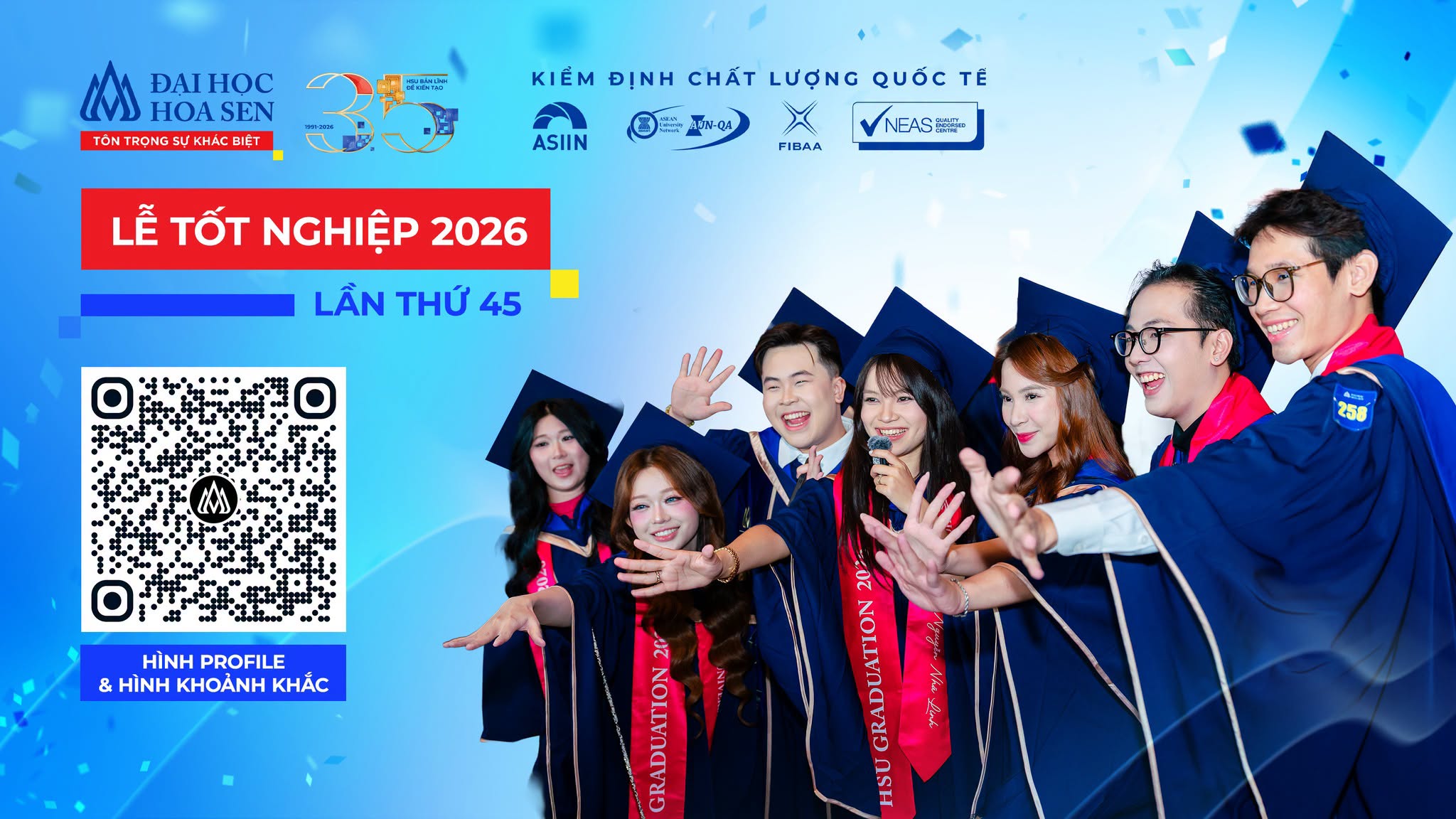 Những khoảnh khắc đáng nhớ tại Lễ Tốt nghiệp lần thứ 45 năm 2026 - Đại học Hoa Sen