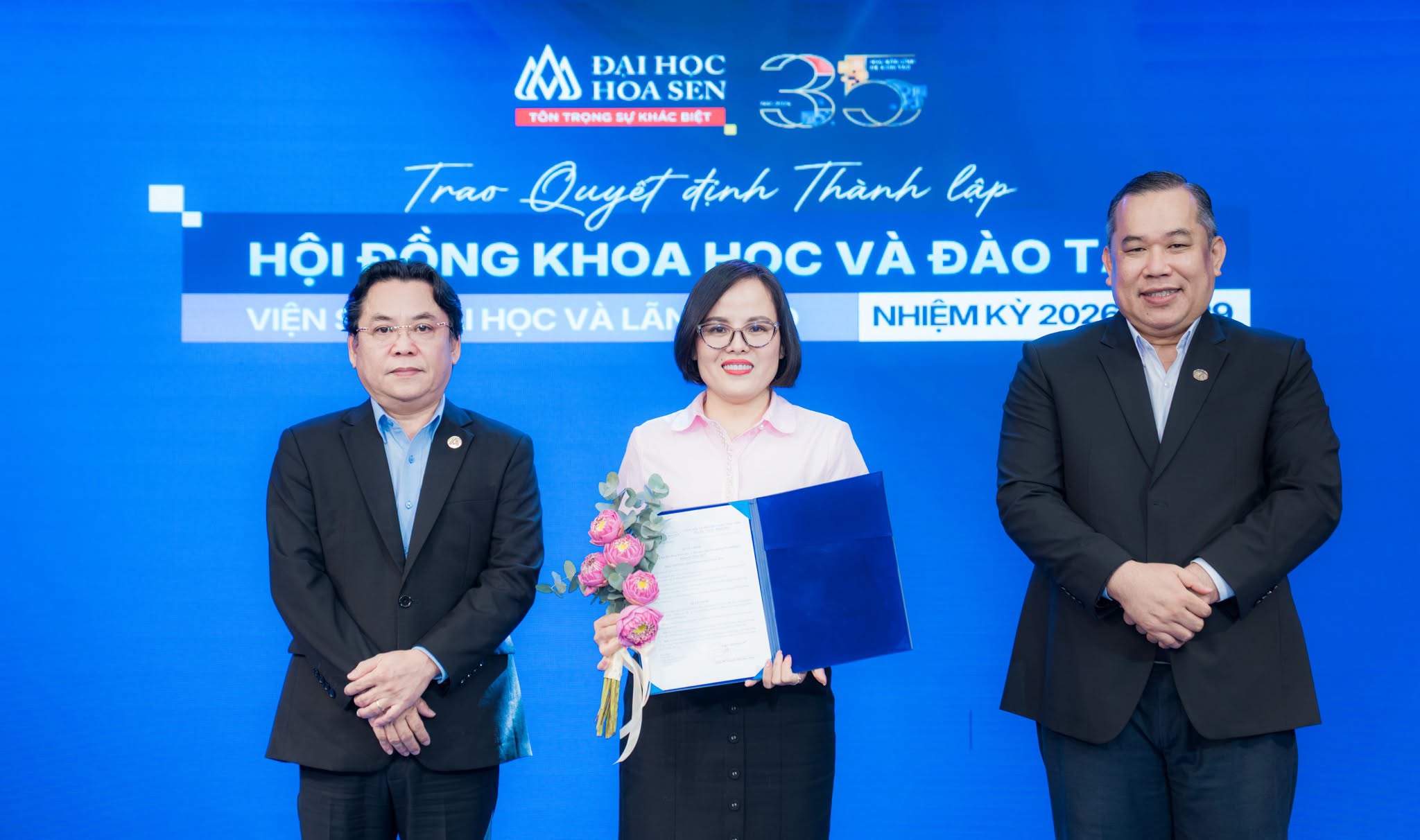 Đại học Hoa Sen thành lập Hội đồng Khoa học và Đào tạo các Khoa, Viện, kiện toàn đội ngũ quản lý