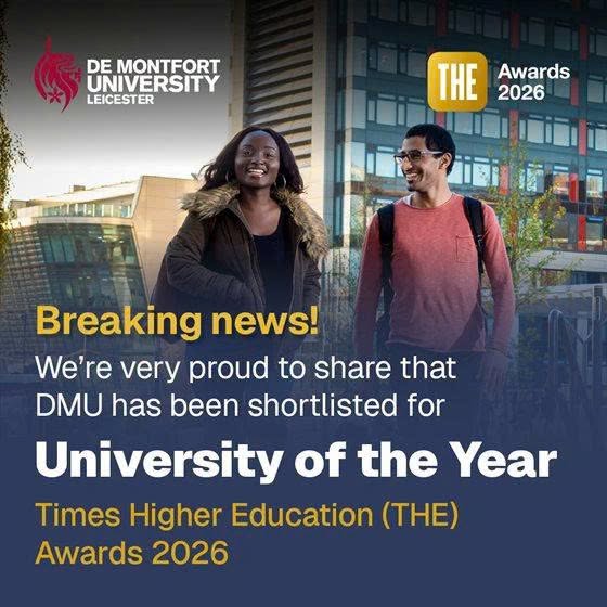 DMU lọt Top đề cử “Đại học của năm” tại Times Higher Education Awards 2026