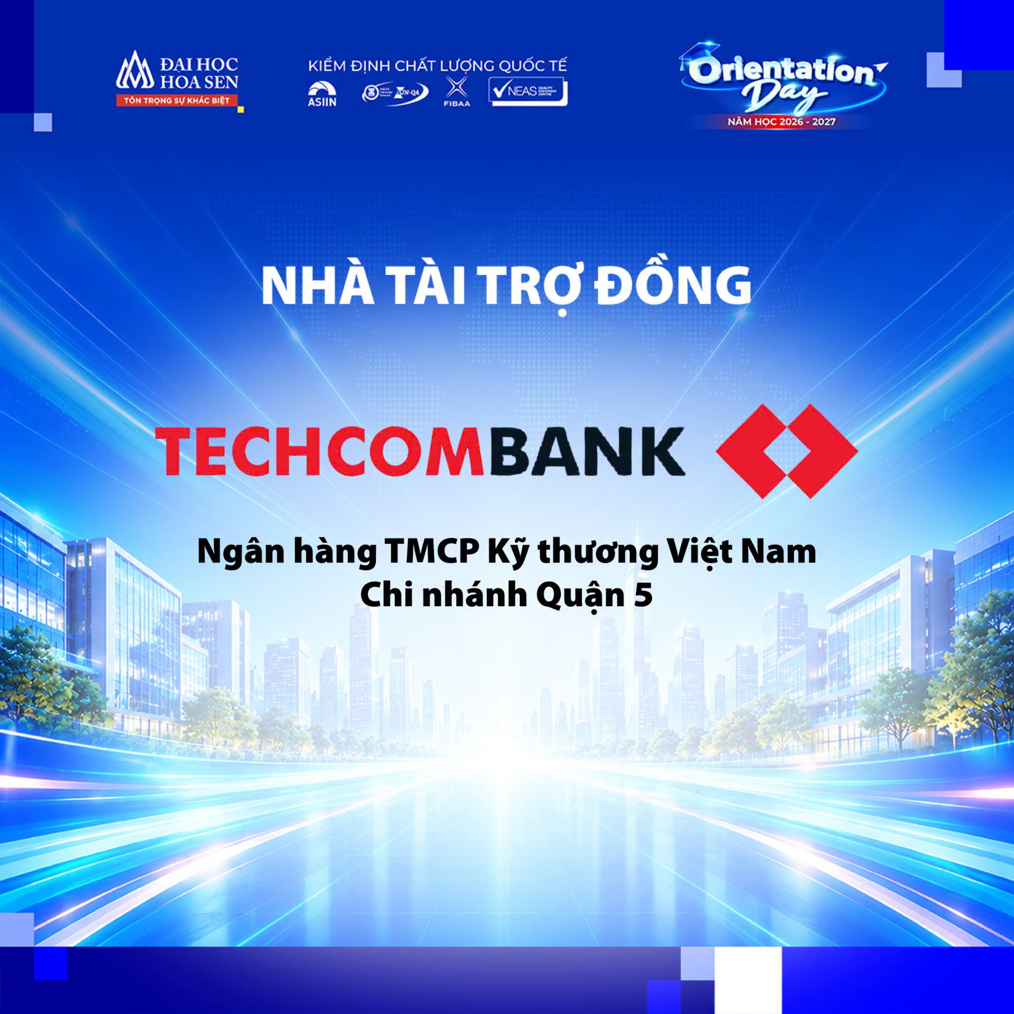 Doanh nghiệp đồng hành mang đến “thế giới trải nghiệm” tại Orientation Day HSU 2026