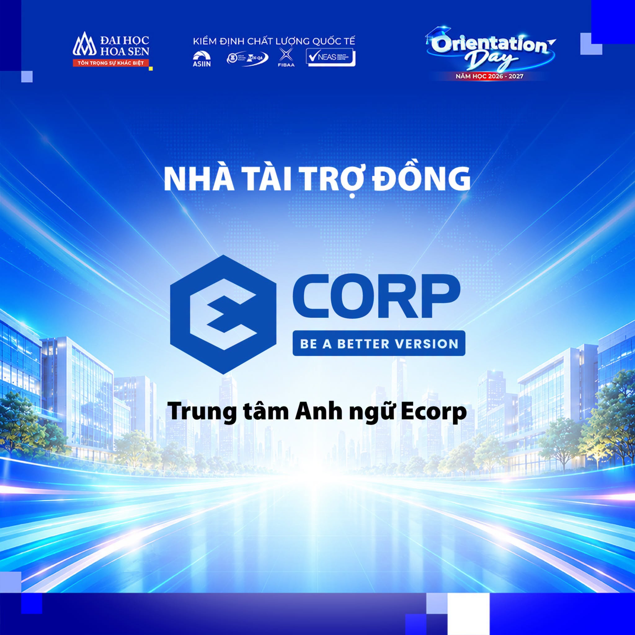 Doanh nghiệp đồng hành mang đến “thế giới trải nghiệm” tại Orientation Day HSU 2026