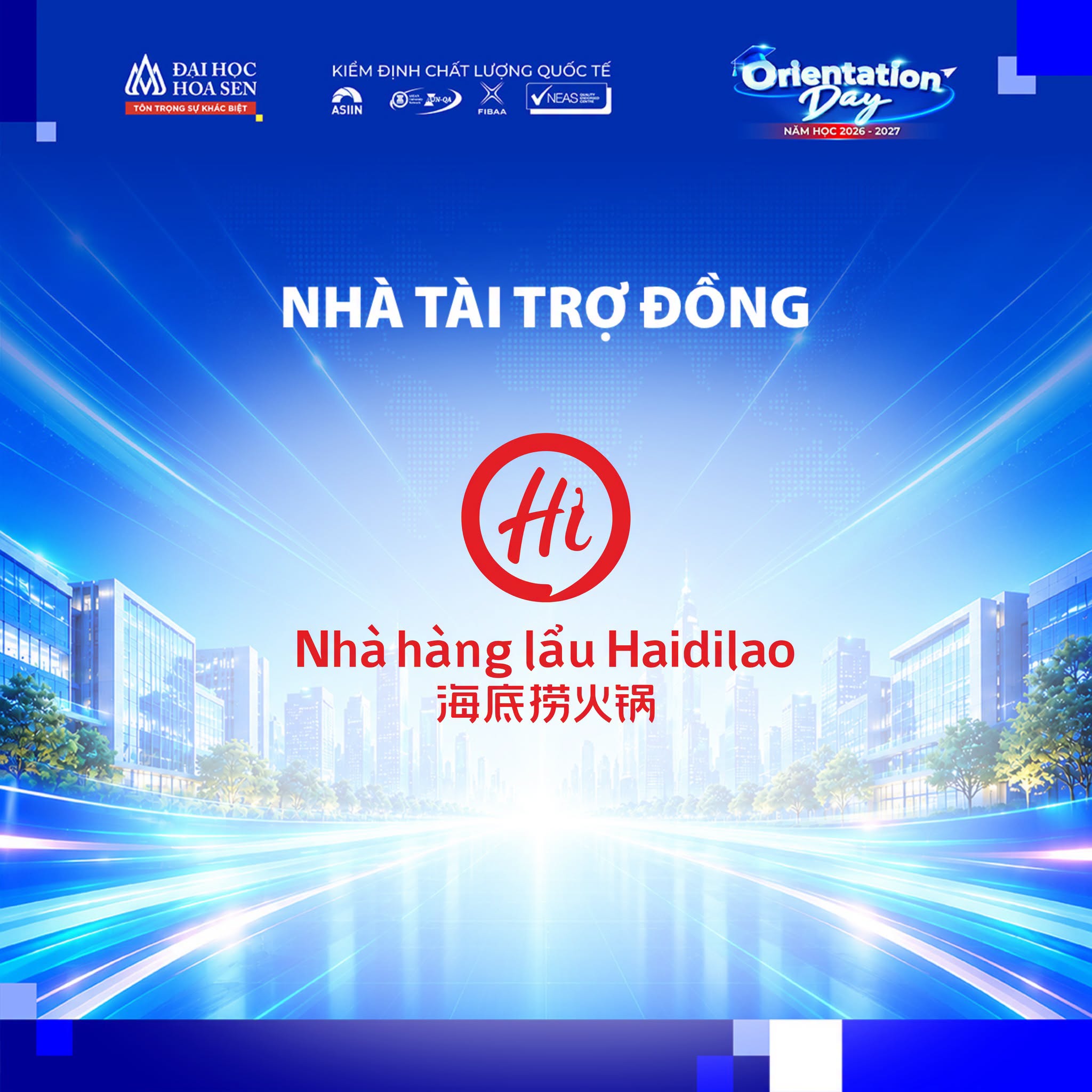 Doanh nghiệp đồng hành mang đến “thế giới trải nghiệm” tại Orientation Day HSU 2026