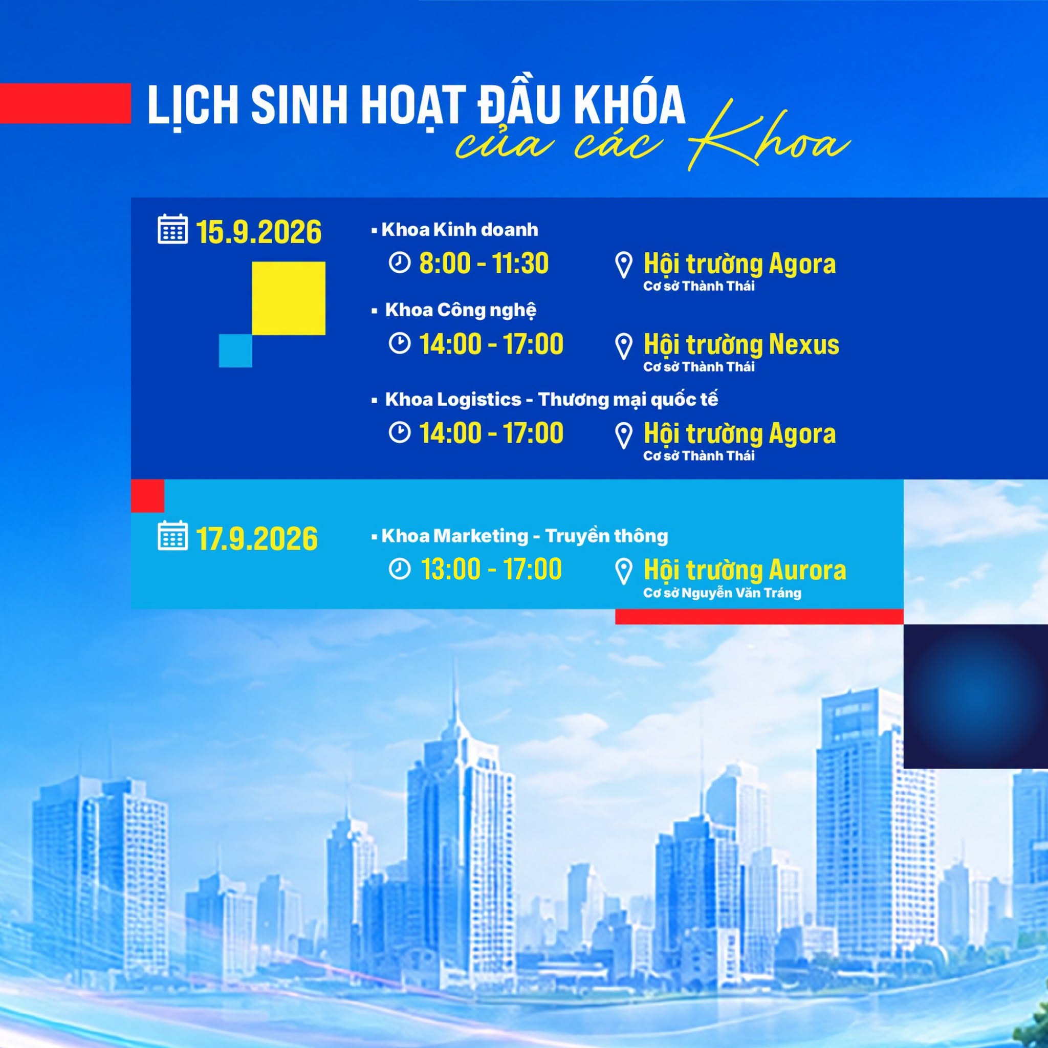 Tuần lễ Chào đón Tân sinh viên: Mở khóa trải nghiệm mới – Nhập cuộc hành trình tại HSU
