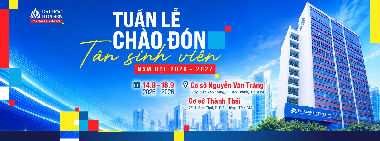 Tuần lễ Chào đón Tân sinh viên: Mở khóa trải nghiệm mới – Nhập cuộc hành trình tại HSU