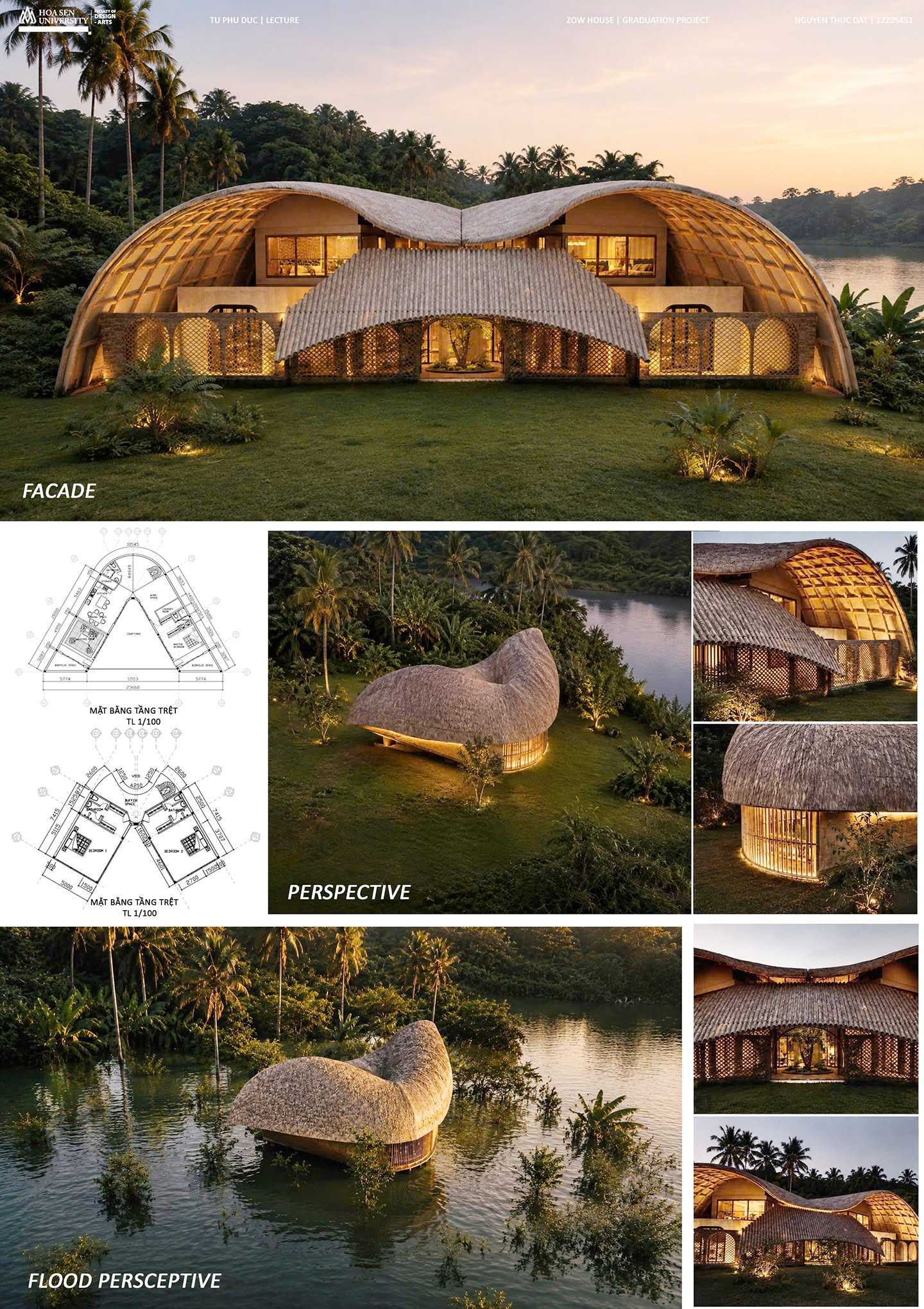 ZOW HOUSE: Đồ án tốt nghiệp mở ra giải pháp nhà ở thích ứng với thiên tai
