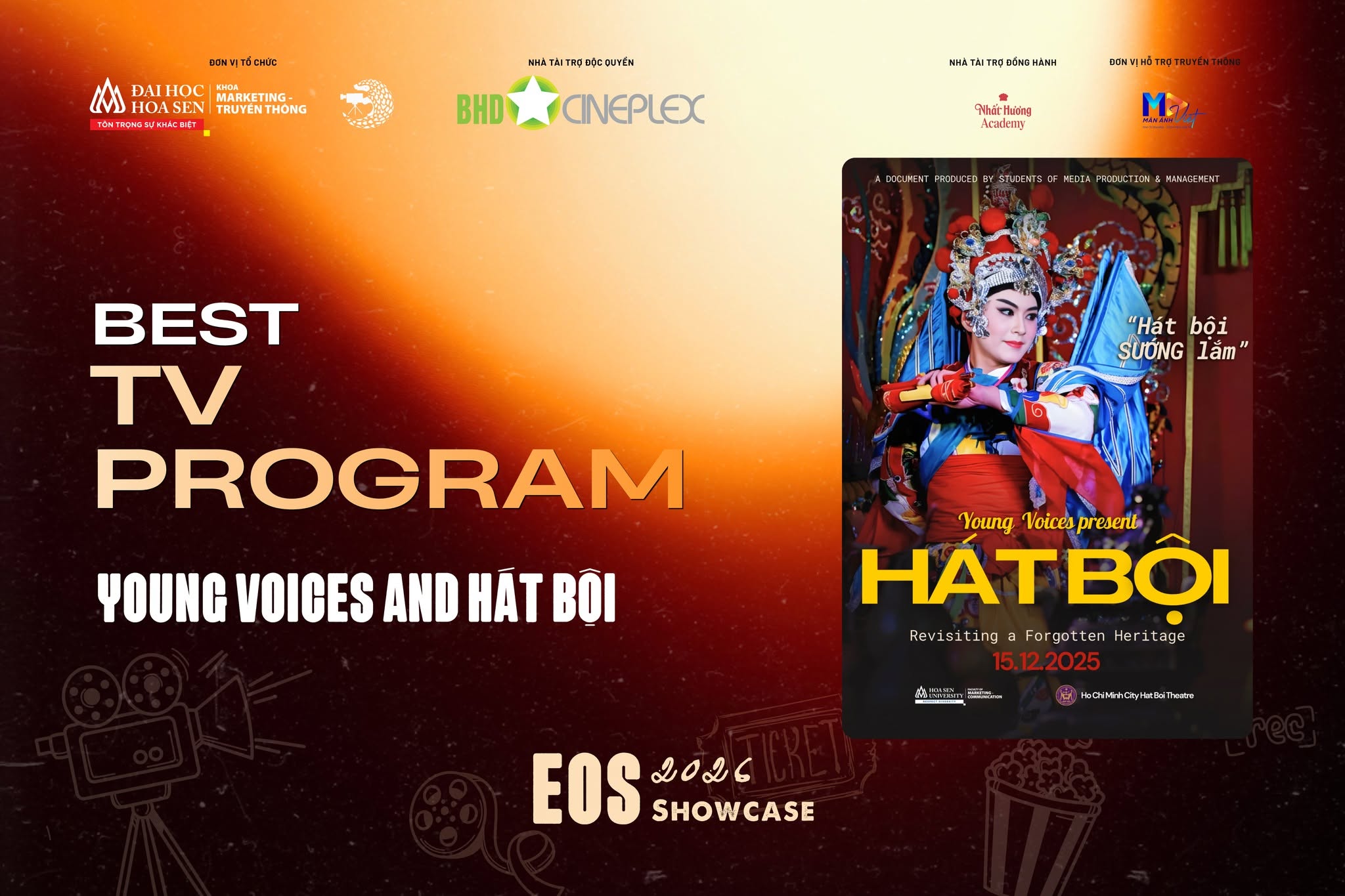 EOS 2026: Sinh viên HSU mang những sản phẩm sáng tạo lên màn ảnh lớn