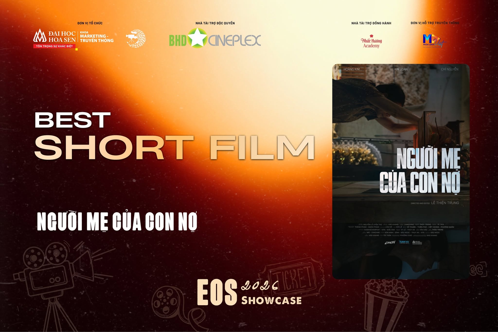 EOS 2026: Sinh viên HSU mang những sản phẩm sáng tạo lên màn ảnh lớn
