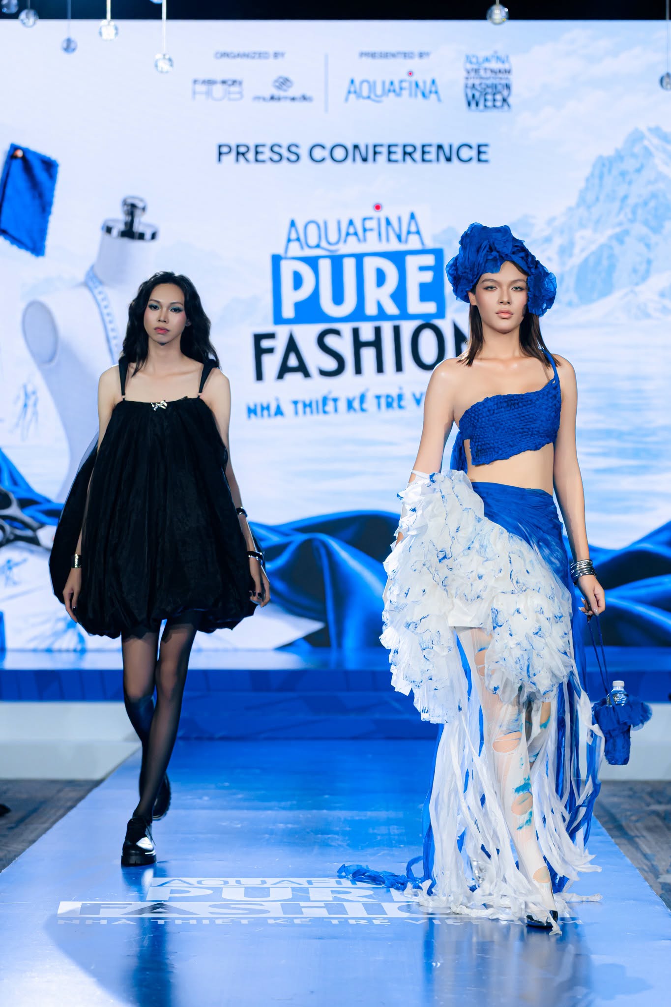 Jennifer Phạm - Sinh viên Thiết kế thời trang HSU ghi dấu ấn tại TOP 15 Aquafina Pure Fashion 2026