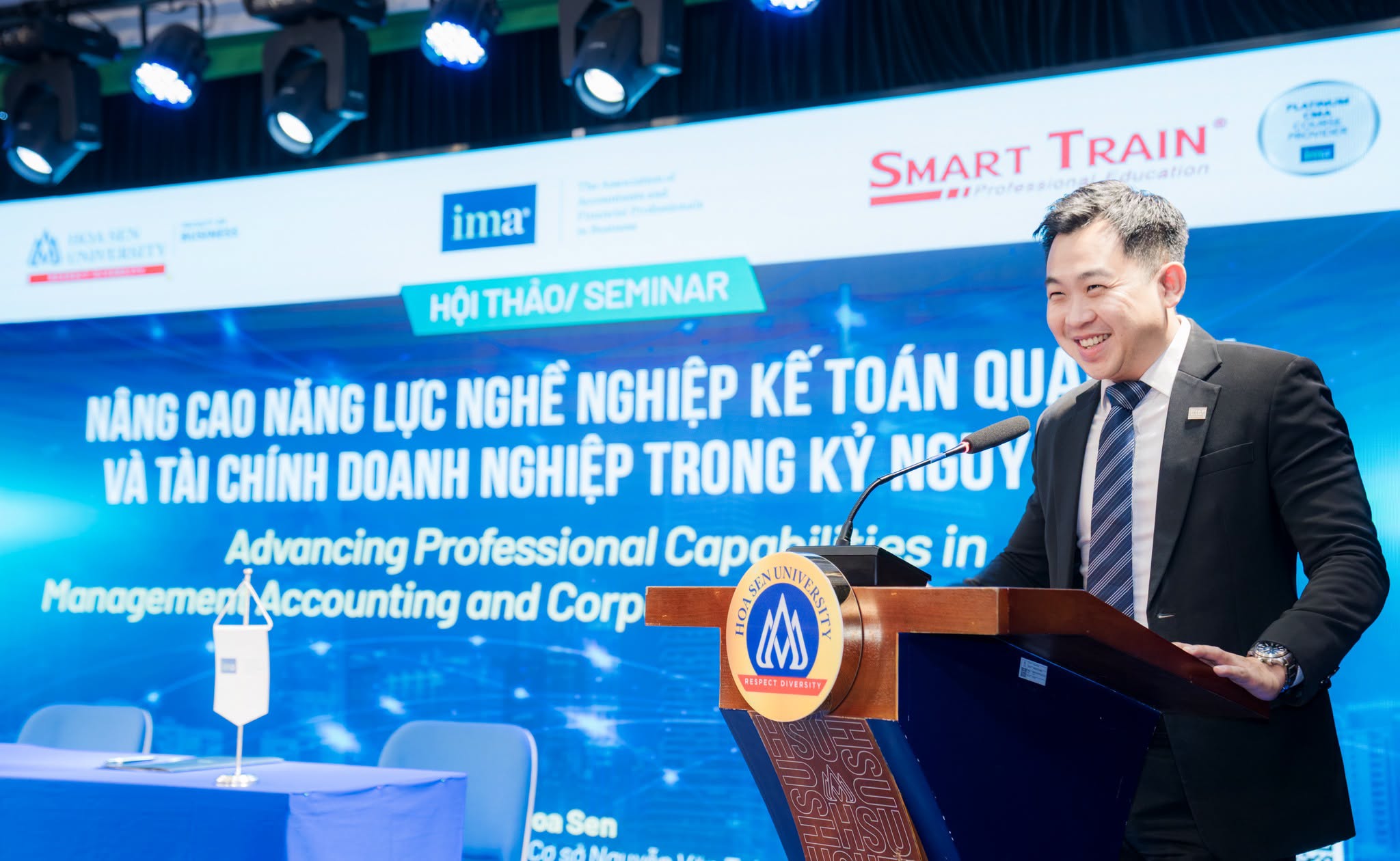 Sinh viên HSU đón đầu xu hướng Kế toán - Tài chính trong kỷ nguyên AI, mở rộng cơ hội với CMA