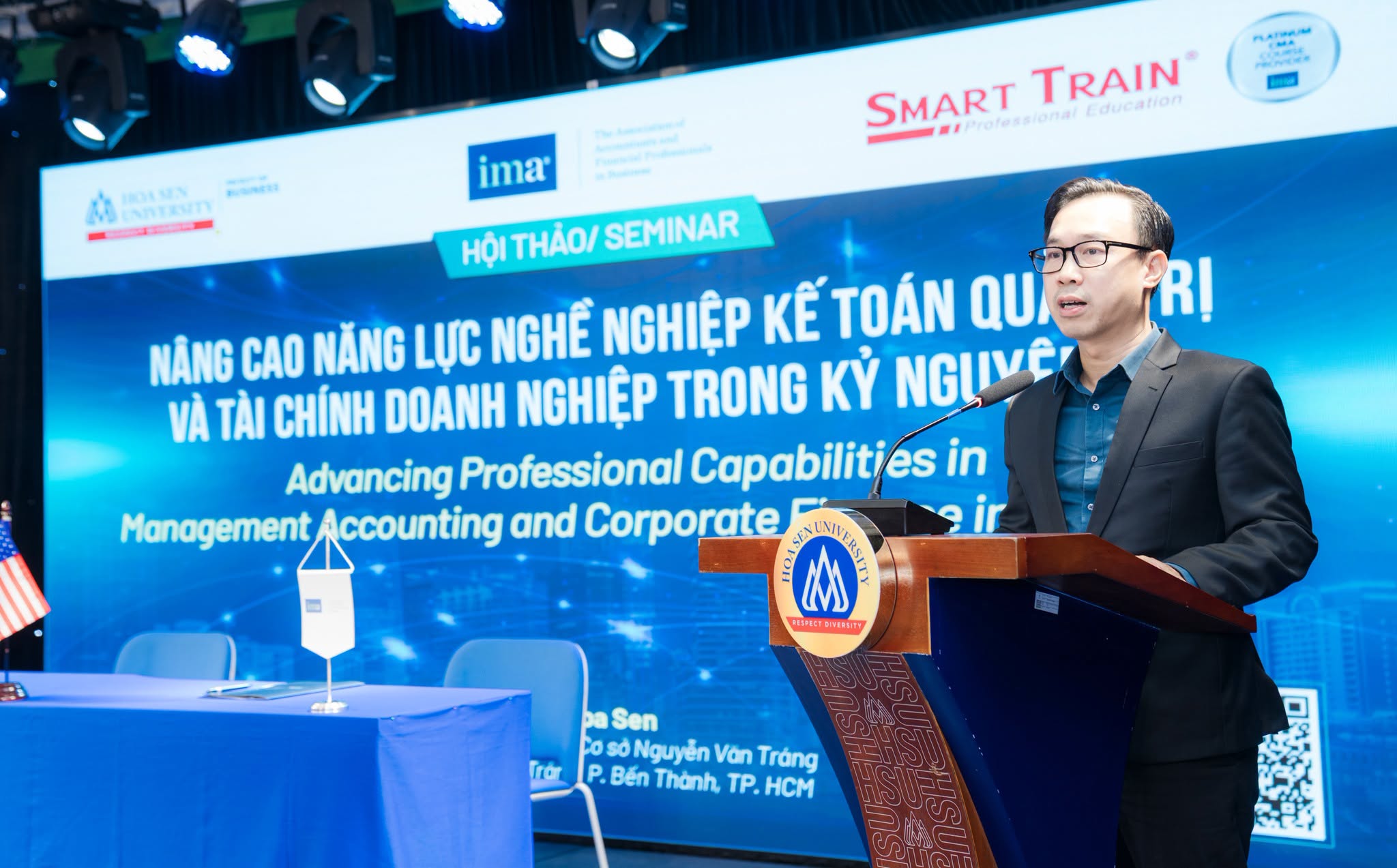 Sinh viên HSU đón đầu xu hướng Kế toán - Tài chính trong kỷ nguyên AI, mở rộng cơ hội với CMA