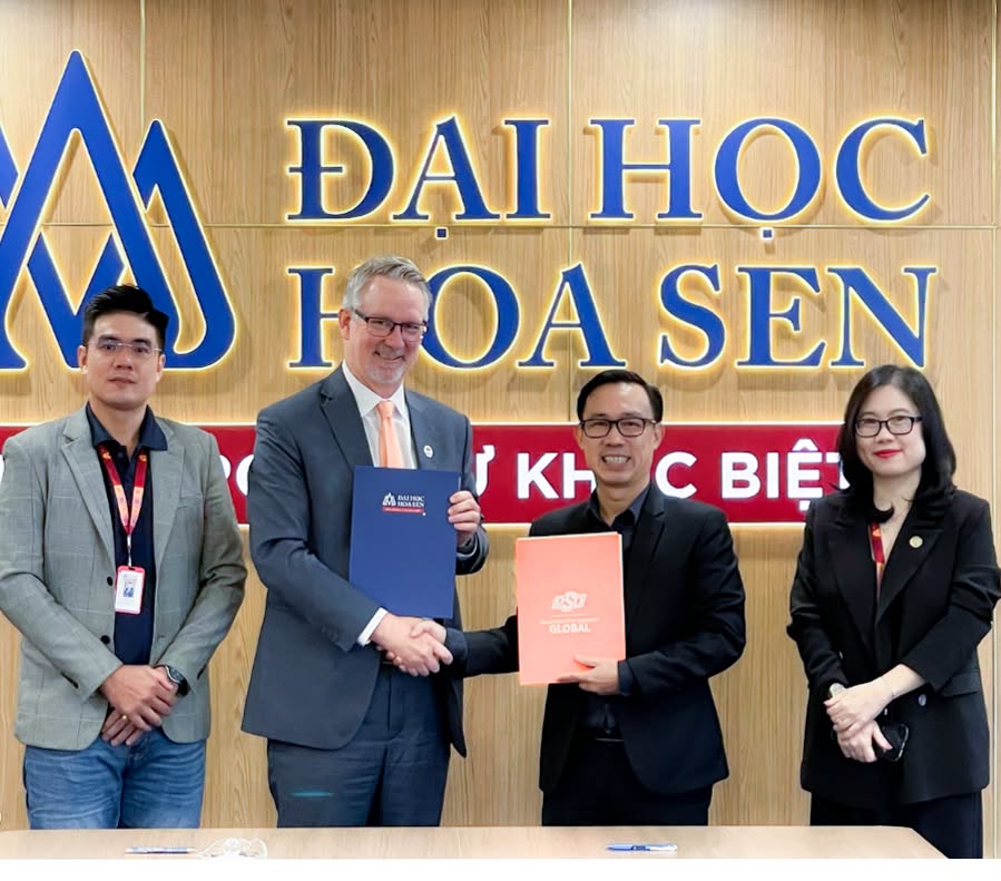 Đại học Hoa Sen mở rộng hợp tác với Đại học bang Oklahoma, thúc đẩy quốc tế hóa giáo dục