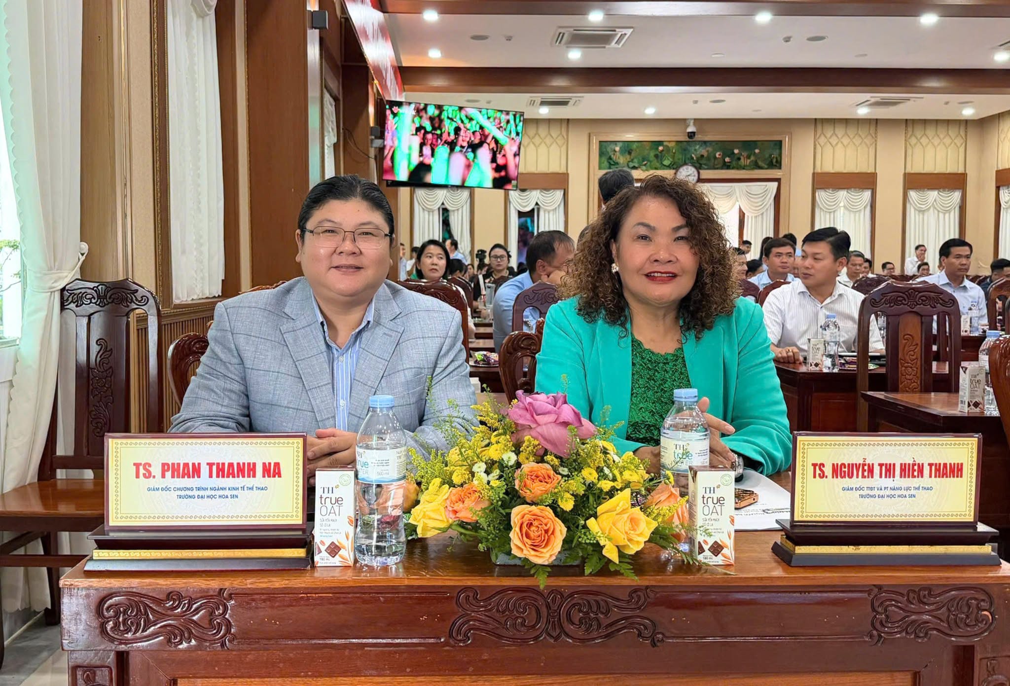 HSU chia sẻ khung đo lường tác động kinh tế của VPBank Đất Sen Hồng Music Marathon tại Hội thảo Kinh tế Thể thao Đồng Tháp 2026.
