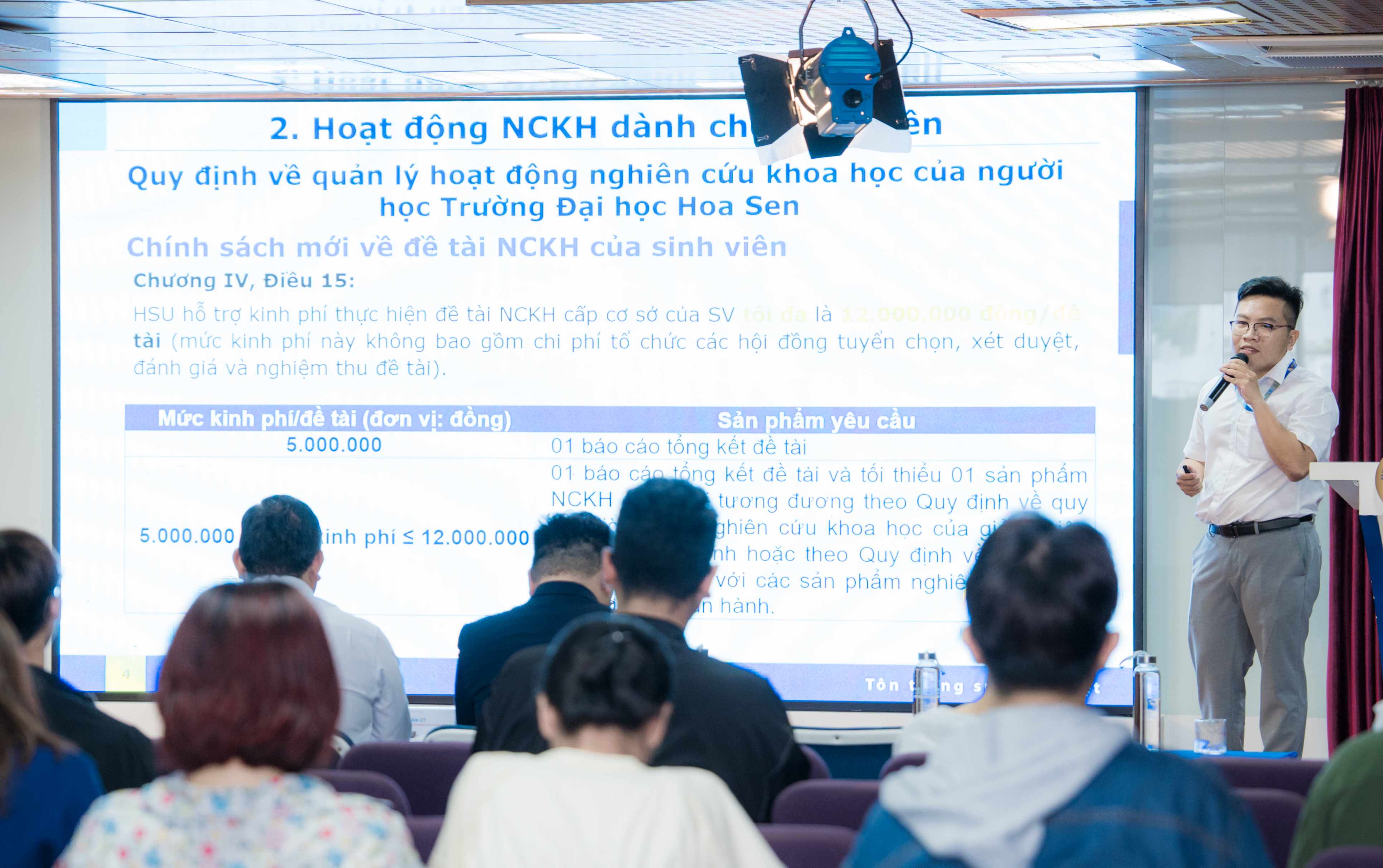 Nghiên cứu khoa học sinh viên HSU: Đừng đợi đủ giỏi mới bắt đầu